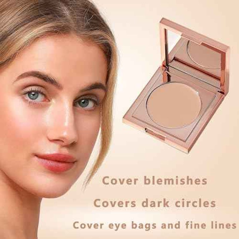 Colored Clay CC Undereye Corrector, Under Eye Concealer Color Corrector for Dark Circles With Three Brushes, Hydrating Concealer