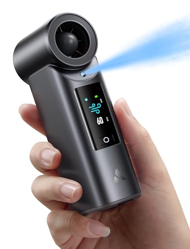 Portable Cold Air Cooler with Mist Chill System - Black, 7000mAh, Reverse Charging