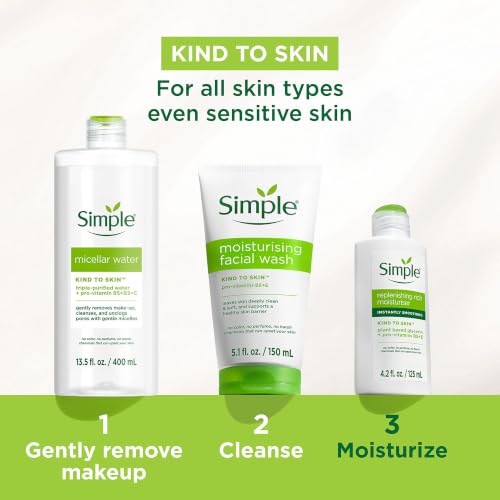 Simple Kind To Skin Replenishing Rich Moisturizer 6 x 4.2 oz bottles