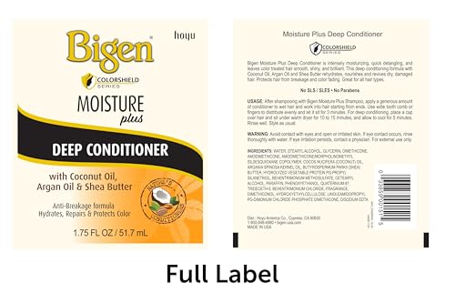 Bigen Moisture Plus Deep Conditioner 1.75 Fl Oz Pack of 12 - Hydrates & Repairs