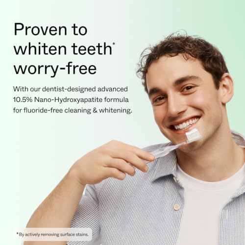 Opalescence Peppermint Nano Hydroxyapatite Fluoride-Free Toothpaste 4.7oz - Sensitive Teeth, Deep Clean, Stain Removal
