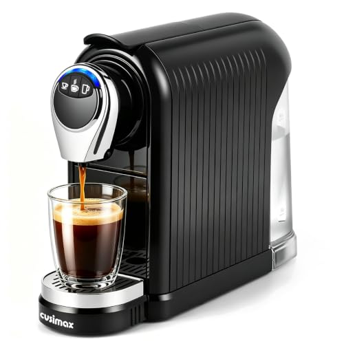 CUSIMAX Black Single Serve Coffee Machine for Nespresso Original Capsules