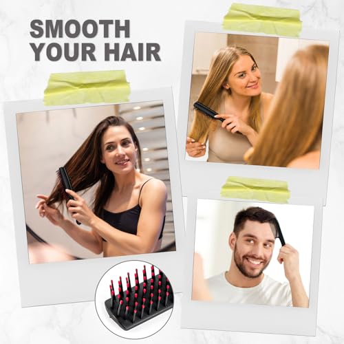 Disposable Black Hair Combs Pack of 100 - Individually Wrapped, Travel-Size Styling Tools with Brushes & Combs