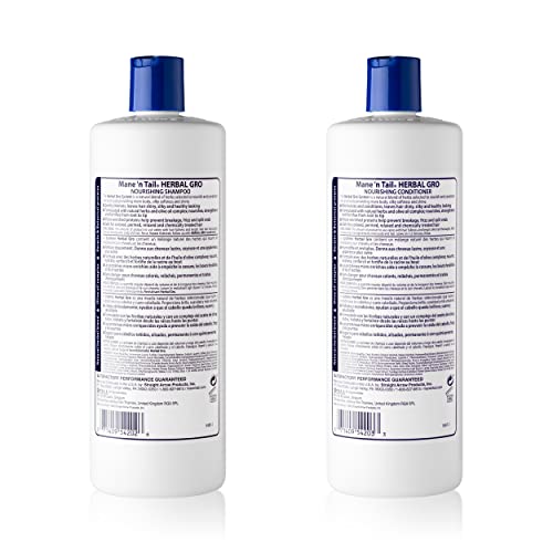 Herbal-Gro Shampoo & Conditioner Set 27oz Each Natural Hair Care