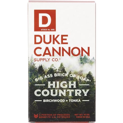 Duke Cannon Supply Co. Big Brick of Soap - High Country Men's 10 oz Extra Large Bar