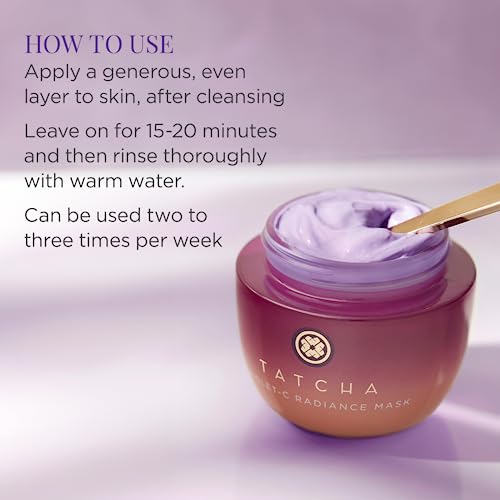 TATCHA Violet-C Radiance Mask with Vitamin C & AHAs for Brightening Skin