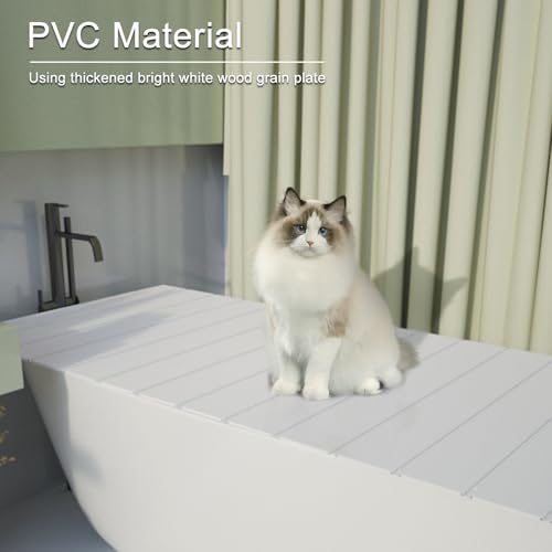 HIYOUGO Light Gray 150x70cm Bathtub Cover Insulation Dustproof Bath Accessory