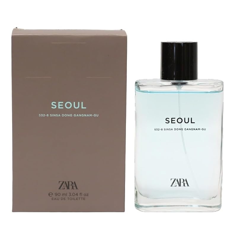 Zara Man Seoul EDT 90 ml – Cologne for Men, Fresh, Aromatic