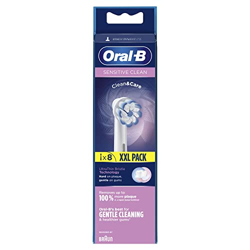 Oral-B Sensitive Clean Replacement Brush Heads - Single Pack, White