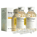 Silk Peptide Lifting Ampoule Set - Collagen Anti Aging Serum with Applicator - Hydrating Essence for Fine Lines & Wrinkles - Topical Use Only (2 Pack70ml)
