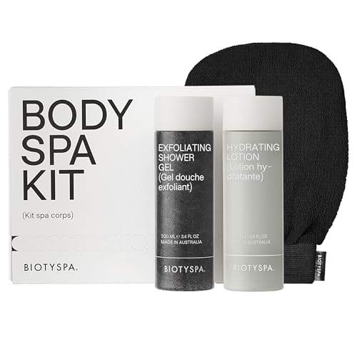 Citrus Biotyspa Body Spa Kit - Exfoliating Glove, Shower Gel & Hydrating Lotion