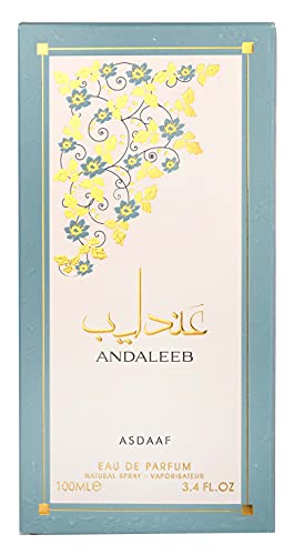 Unisex Eau de Parfum Spray 3.4 Fl Oz - Al Andaleeb Floral Fragrance