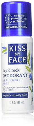 Fragrance-Free Liquid Rock Deodorant - Pack of 3, 3 oz Each