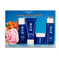 SEKKISEI Herbal Hydration 4-Step Japanese Skincare Kit for Radiant Skin