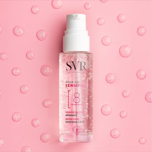 Sensitive Skin Moisturizer Gel with Aloe Vera - Hydrating Face Gel, 1.3 fl oz