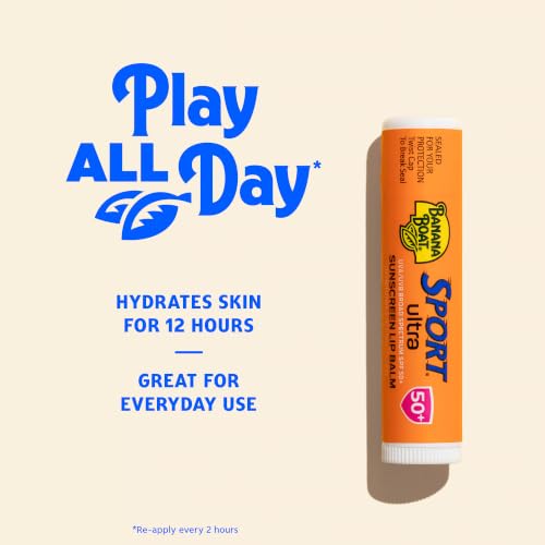 Lip Sunscreen SPF 50 Pack of 10 - Water-Resistant Lip Balm with Aloe & Vitamin E