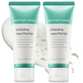 Mother Made Green Tea Exfoliating Aqua Peel Gel 2 Pack - Gentle Facial & Body Peeling