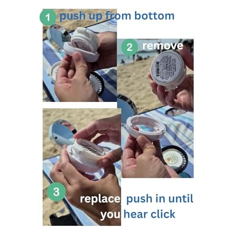 Love Hawaii Sunscreen for Face Sunscreen with Mirror in flip case pocket size