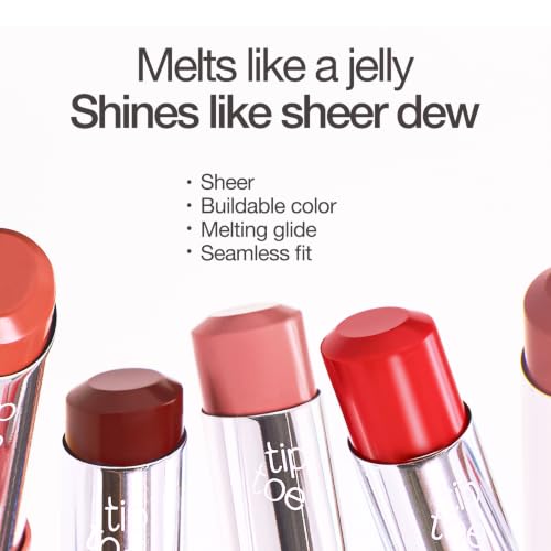 TIPTOE Jelly Stick Lip & Cheek Balm #001 Toeshoes Hydrating Multi-Use Makeup