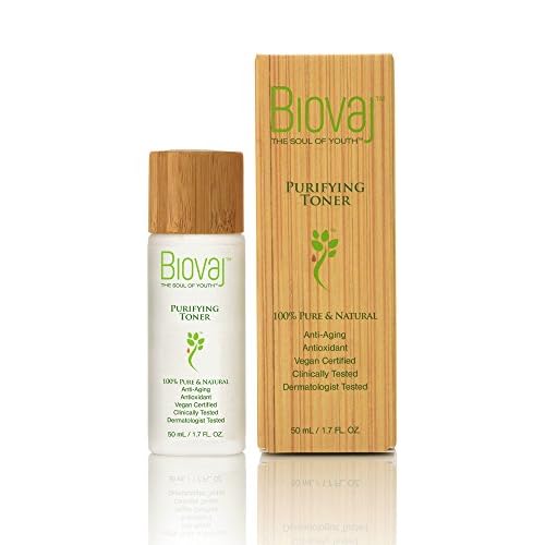 Biovaj Purifying Toner-100% Natural Clean Facial Toner for The Skin pH Balance & Pores, Soothes, Tones, Anti-Aging, Botanical, Vegan Certified, Cruelty-Free, Clinically Tested, All Skin Types