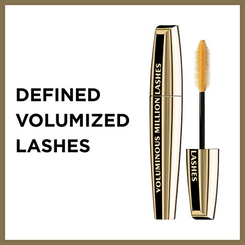 L'Oreal Paris Voluminous Million Lashes Mascara 2 Pack Blackest Black 0.3 Fl Oz