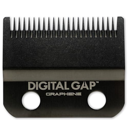 COCCO Digital Gap Ambassador Graphene Fade Clipper Blade Replacement, Screw Mounting, for COCCO Veloce & Hyper Veloce Clippers and Standard Blade Systems (45.5 mm Width, 18.0 mm Screw Distance)