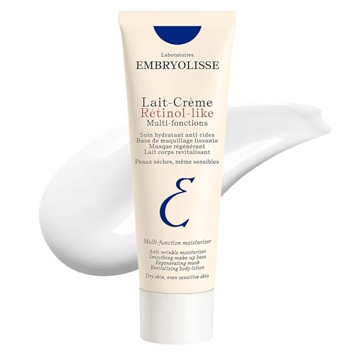 Embryolisse Lait-Cr?me Retinol Alternative Anti-Aging Face Moisturizer & Makeup Primer for Normal to Sensitive Skin. Reduces Fine Lines, Wrinkles & Puffiness, 2.54 Fl Oz