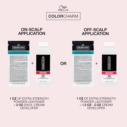 COLORCHARM Extra Strength Powder Lightener 16oz - Up to 9 Levels of Lift