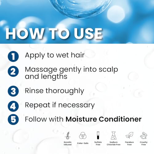 Keratherapy Keratin Moisture Shampoo for Oily Scalp & Dry Ends 33.8oz