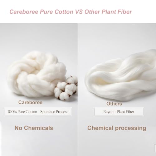 Extra Thick Cotton Face Cloths 12x12 Inches - 2 Pack, Highly Absorbent & Biodegradable