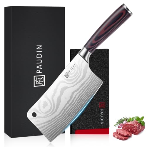 7 Inch Meat Cleaver Knife - Ultra Sharp Kitchen Chopping Tool