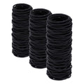 150 Pack Black Hair Ties for Thick Curly Hair Bulk Ponytail Holders - Variation of THIS Listing