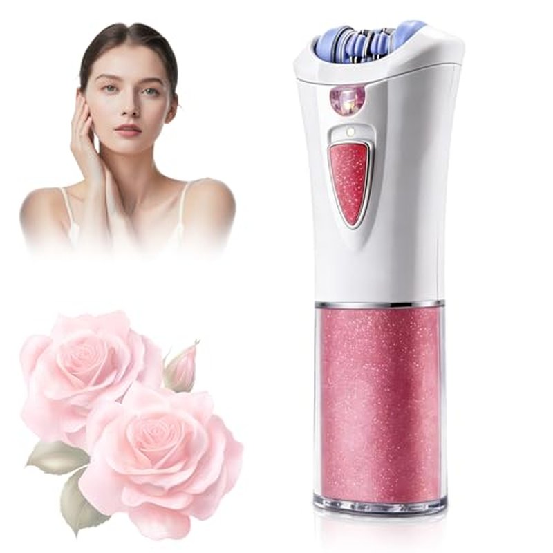 2026 Upgraded Facial Epilator for Women, Cordless Electric Tweezers Hair Removal Device with LED Light, Precise & Painless Face Epilator Hair Remover for Face/Lip/Arms/Legs/Bikini Line, Smooth Glide