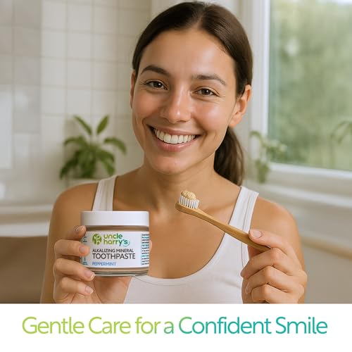 Peppermint Remineralizing Toothpaste - 3 Ounce Pack of 2, Natural Whitening & Fresh Breath
