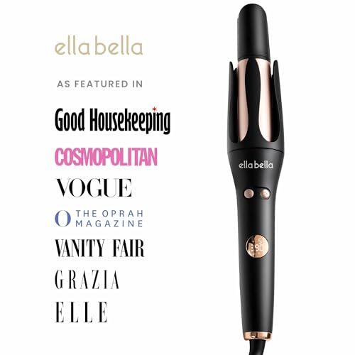 Automatic Rotating Curling Iron for Long Hair - Digital Temp Control