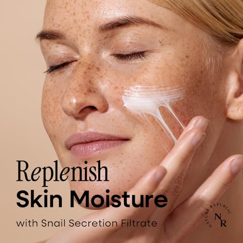Nature Republic Snail Mucin Cream ? Hydrating Korean Moisturizer for Repair & Glow, K-Beauty Skincare, Anti-Aging Facial Cream, 52mL / 1.75 Fl.Oz
