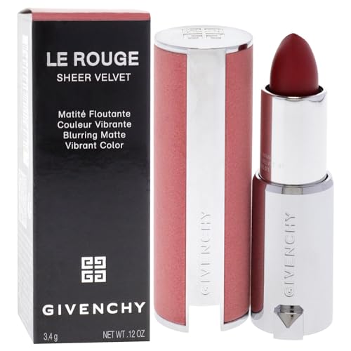 Le Rouge Sheer Velvet Matte Lipstick - N37 Rouge Graine by Givenchy for Women - 0.11 oz Lipstick