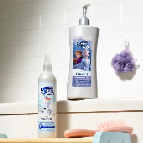 Suave Kids 3-in-1 Enchanted Berry Shampoo Conditioner & Body Wash New Packaging - 28 Oz Pack of 4