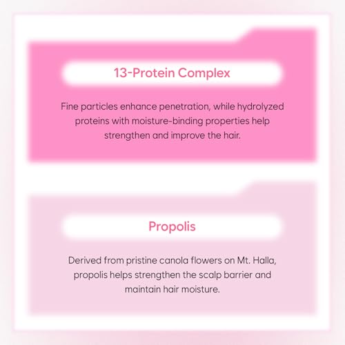 Moisturizing Hair Repair Ampoule - Damaged Hair Treatment with Ceramide & Protein - 8.11 fl oz