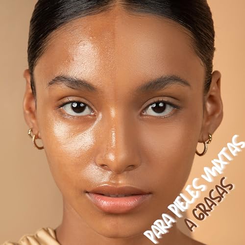 Pink Up Matte Liquid Foundation SPF 15 - Medium Shade, 12-Hour Shine Control, Model 500