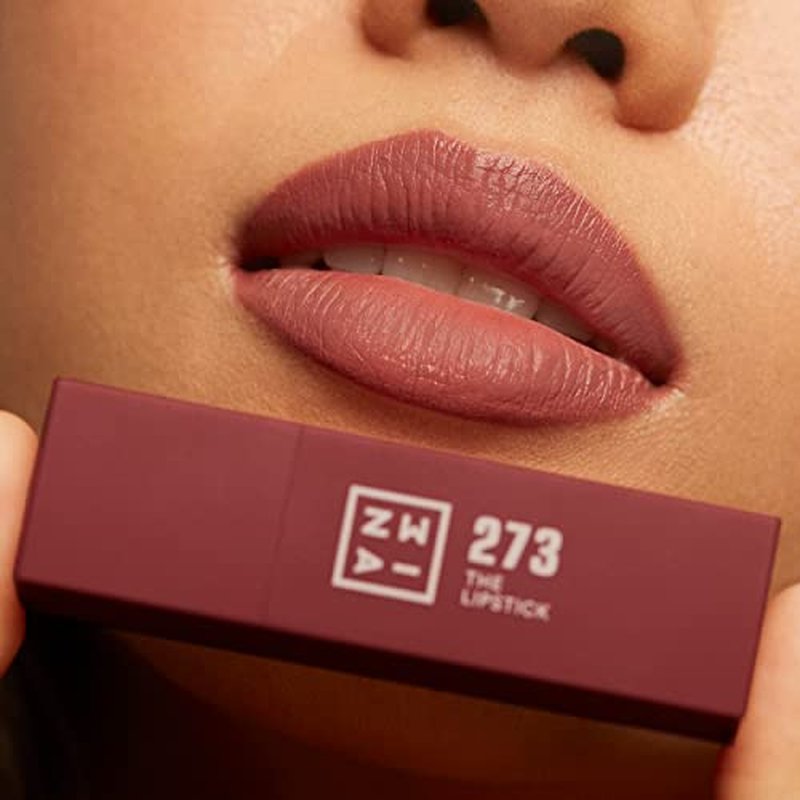 3Ina The Lipstick - Moisturizing Lipstick for Women - Semi-Matte Satin Finish with 5-Hour Long Wear - Highly Pigmented and Comfortable - 273-0.16 oz