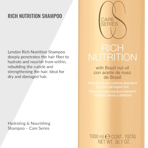 Nourishing Shampoo with Brazil Nut Oil for Dry Damaged Hair - 1000ml