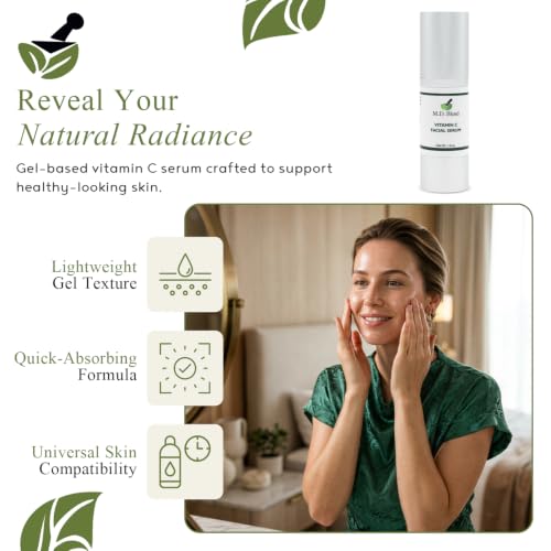 Vitamin C Serum 10% with Hyaluronic Acid & Aloe Vera – Brightening & Anti-Aging Facial Treatment