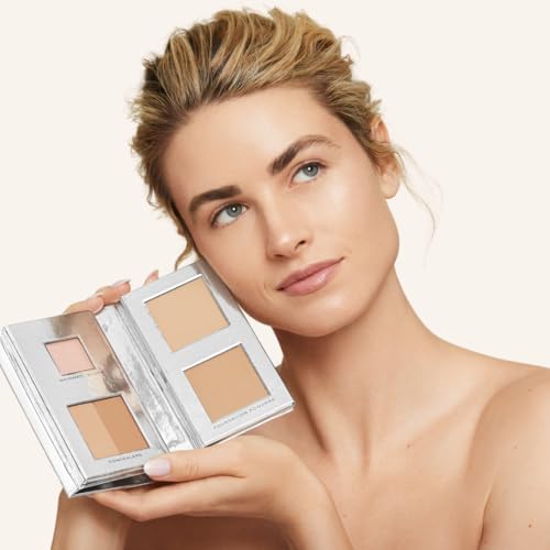 Woosh Beauty Fold Out Complexion | Travel Makeup Palette, Cream & Powder, 6 Shades