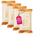 Vitamin C & Vitamin E Face Wipes ? Dermatologist Tested, Anti-Aging, Korean Skin Care ? Removes Makeup, Hydrates, Softens The Look Of Fine Lines ? Vegan, Clean Beauty ? 240 Count