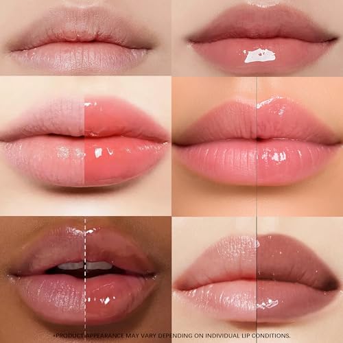 Double-Ended Lip Gloss ? Nourishing Tinted Lip Oil for a High-Shine Finish, Plumps, Non-Sticky, Moisturizes Dry Lips, Vegan & Cruelty-Free Lip Makeup (03 Tomato Red)