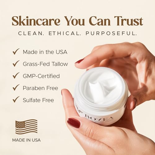 Natural Tallow Balm with Honey & Jojoba for Face & Body - 3.24oz