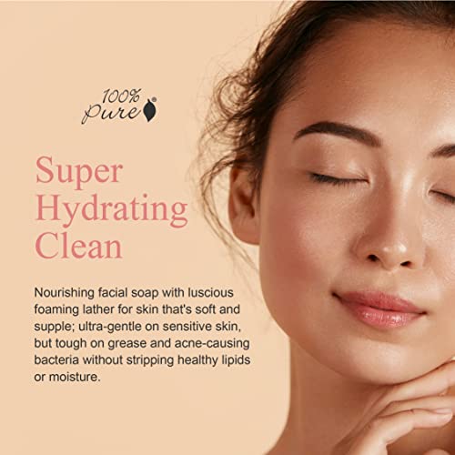 Argan Oil Facial Cleanser - Hydrating Organic Skin Wash for Sensitive Skin