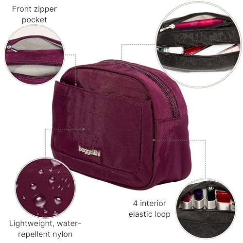 Mulberry Small Women's Cosmetic Travel Organizer Bag - Lightweight & Compact