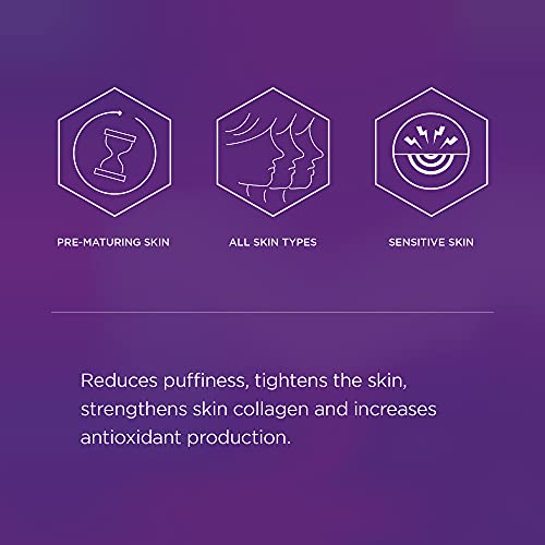 Hey Honey Brightening Eye Serum for Dark Circles & Puffiness - Hydrating Under Eye Treatment - 0.5 oz